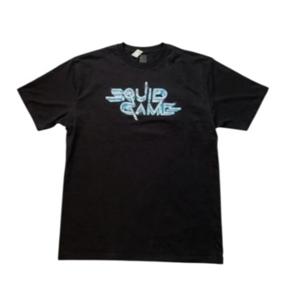 Market x Netflix Squid Game T-Shirt Mens Medium Black PacSun Graphic Tee NWT